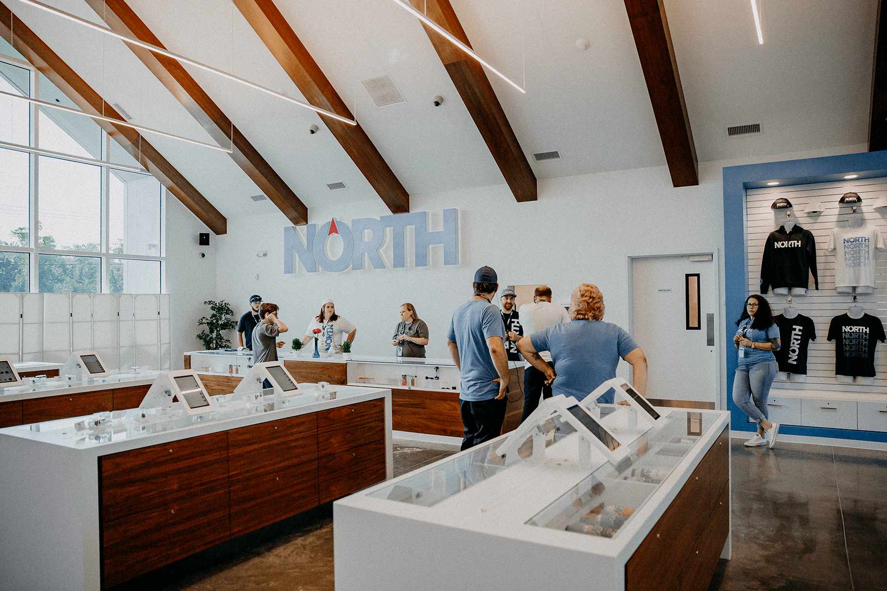 North Dispensaries storefront in Missouri, showcasing a welcoming environment for cannabis enthusiasts.